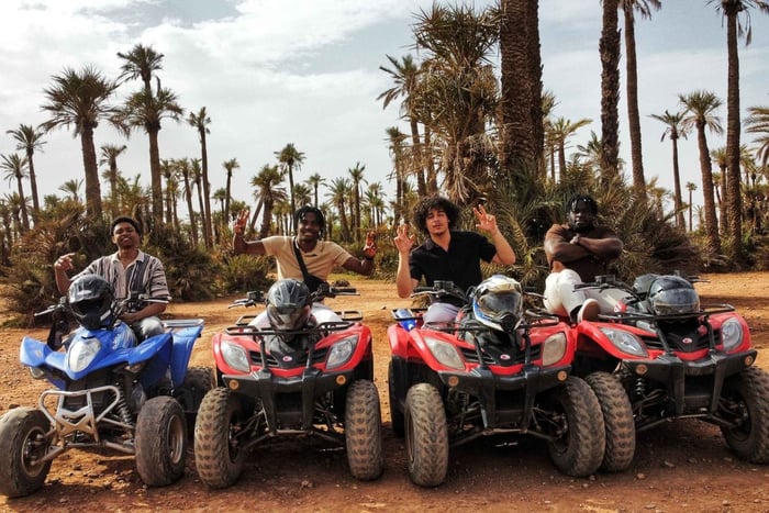 Marrakesh: ATV-tur i klitterne ved palmelunden med te