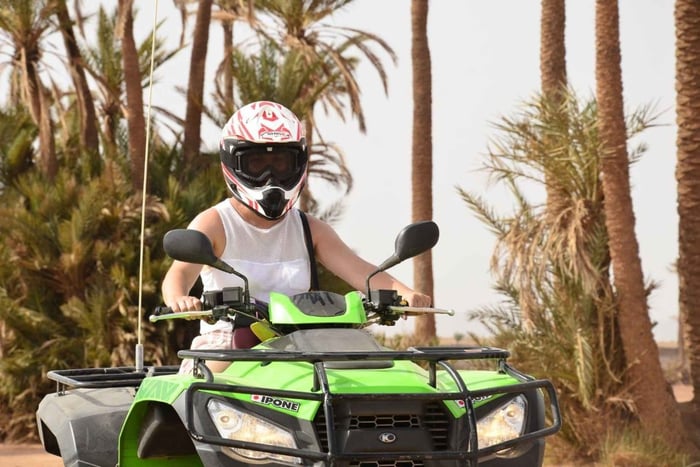 Marrakech: Quad-Aktivität in der Palmeraie mit Teepause
