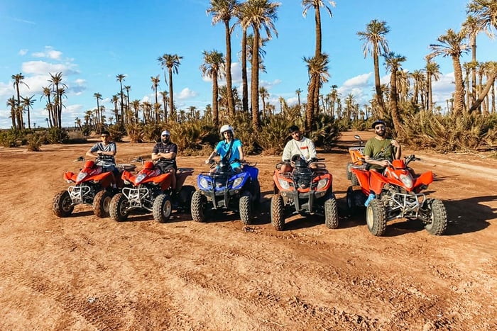 Marrakech: Quad Bike Tour to Palm Oasis and Jbilat Desert