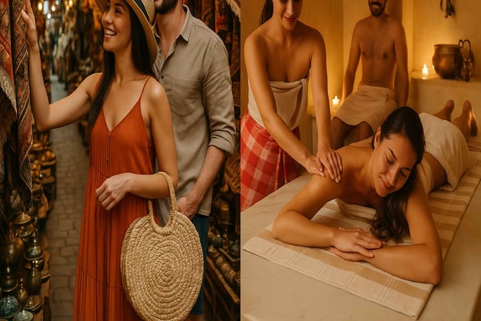 Marrakech: Souk Tour & Berber Hammam with Massage