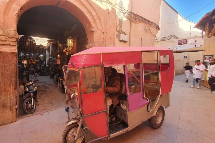 Marrakesch Tuk-Tuk Tour mit Fotografie Museum+Geheimer Garten