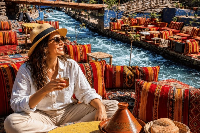Marrakech : excursion dans la vallée de l'Ourika avec randonnée aux cascades et déjeuner