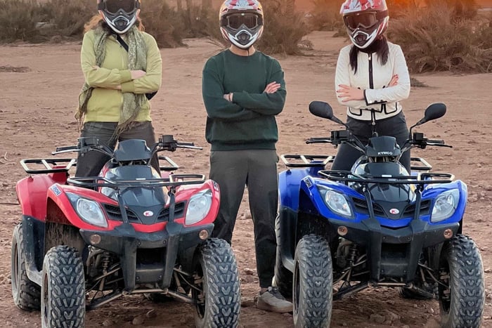 Quad Bike-tur i Palm Grove och Jbilatöknen