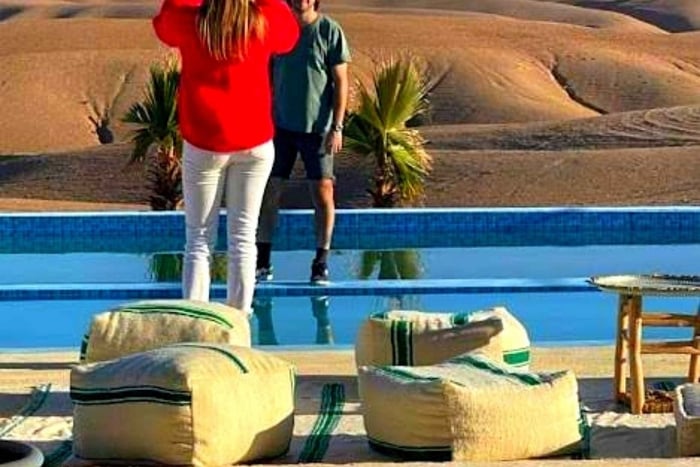 Quadriciclo, almoço e piscina no deserto de Marrakech Agafay