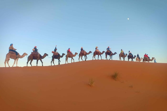 Depuis Marrakech : excursion de 3 jours dans le désert du Sahara et les dunes de Merzouga
