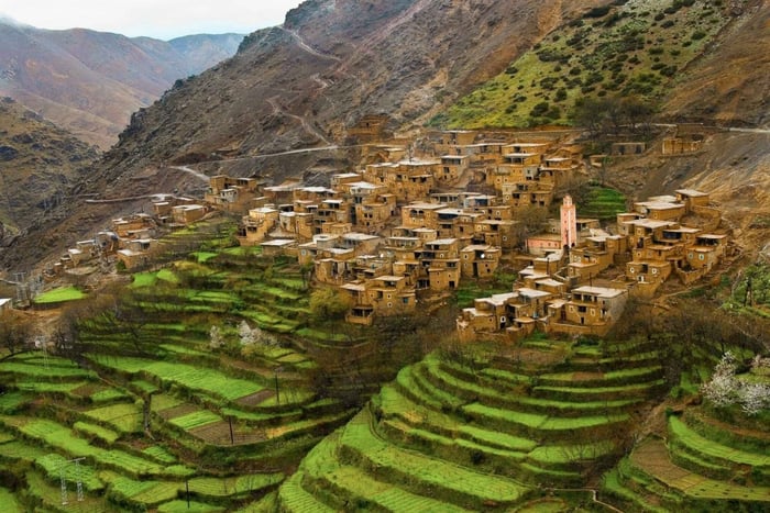Au départ de Marrakech : randonnée d'une journée dans les montagnes de l'Atlas avec déjeuner