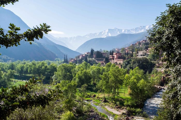 Marrakesch: Tagesausflug in das Atlasgebirge und die 5 Täler mit Mittagessen