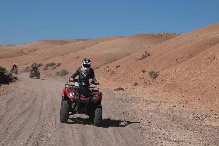 Experiencia en quad en Desierto y Palmeraie