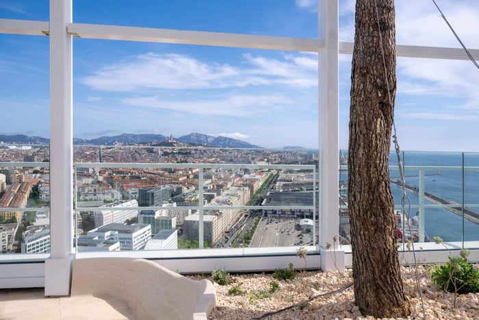 Marseille: ticket voor het panoramische terras van het Sky Center