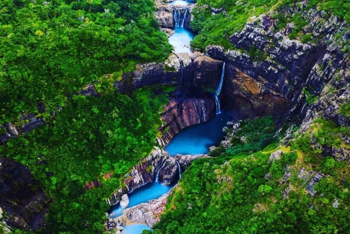 Mauricio: Excursión a las 7 Cascadas con almuerzo y traslados al hotel