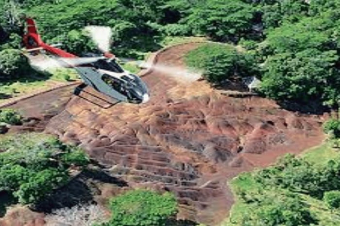 Maurit naturskønne helikoptertur med hoteltransport