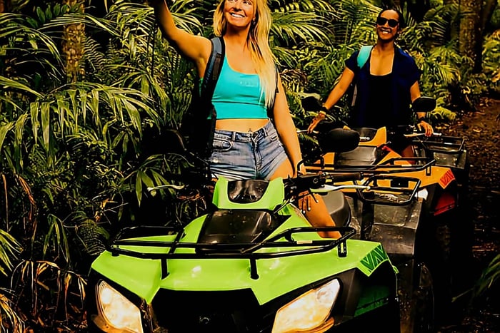 Sur de Mauricio Quadbike y snorkel Blue Bay