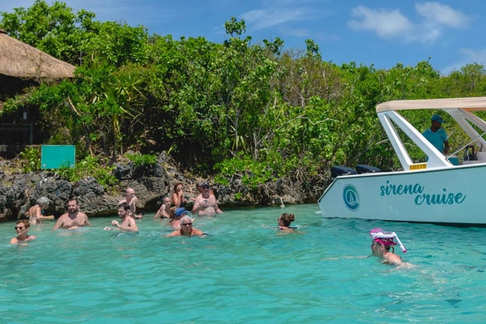 Trou d'Eau Douce: Rundtur til 5 øer med snorkling og grill
