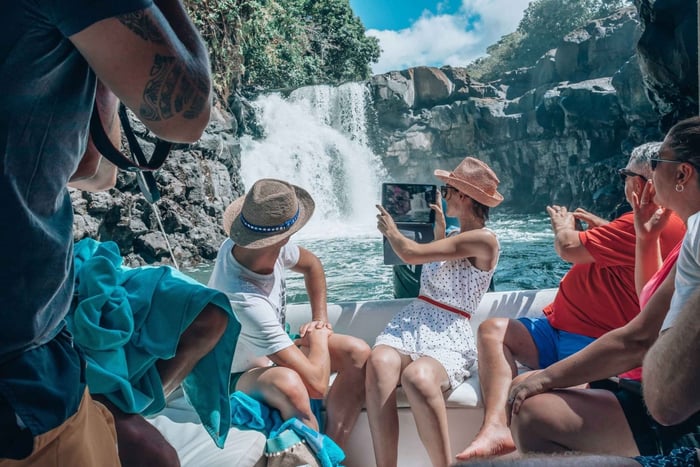 Trou d'Eau Douce: Schnellboottour zur Ile aux Cerfs mit Mittagessen