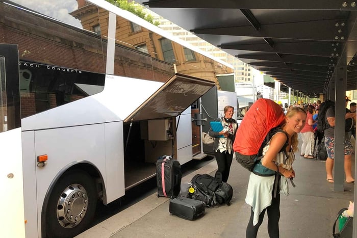 Desde Melbourne Autobús expreso nocturno con descuento a Sydney