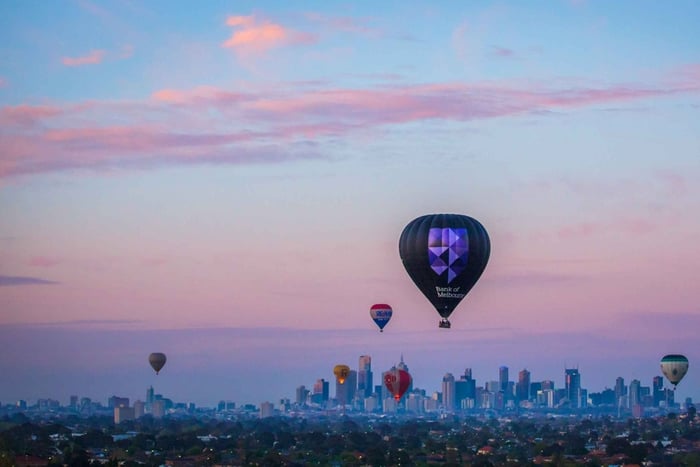 Melbourne: Experiencia en globo aerostático al amanecer