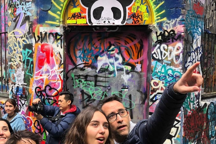 Excursão guiada a pé matinal em MELBOURNE (francês)