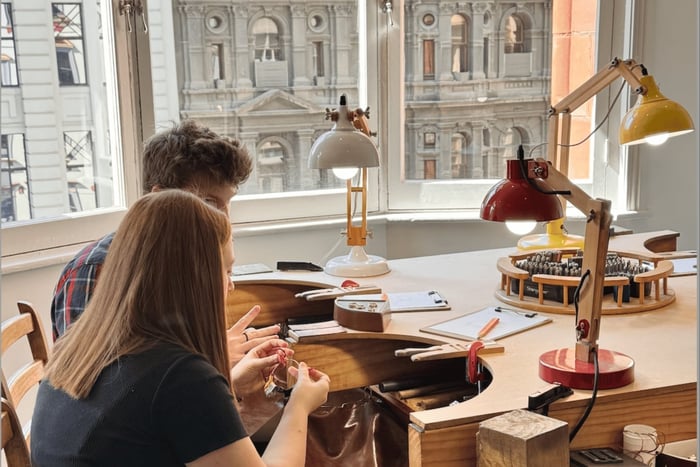 Melbourne : Atelier de fabrication de bagues - gravures et textures