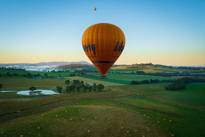 Yarra Valley: Kuumailmapallolento ja aamiainen