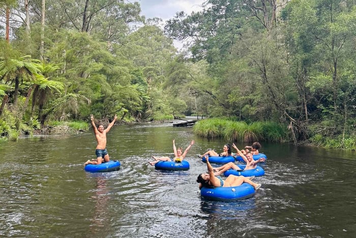 Vallée de la Yarra : Aventure autoguidée de descente de rivière en chambre à air