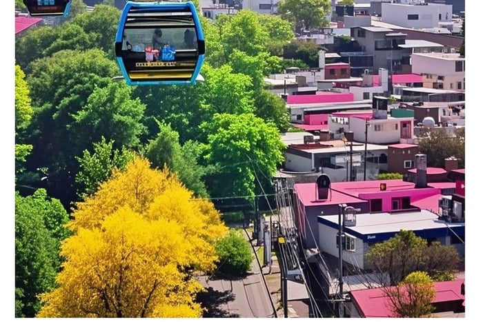 Mexico City: cable car tour, Calle de los Músicos Norteños, and tacos.