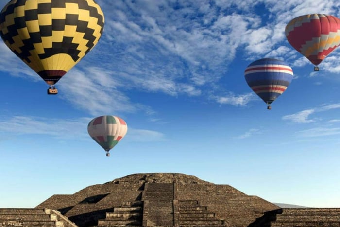 Ciudad de México: vuelo en globo aerostático a Teotihuacán y desayuno