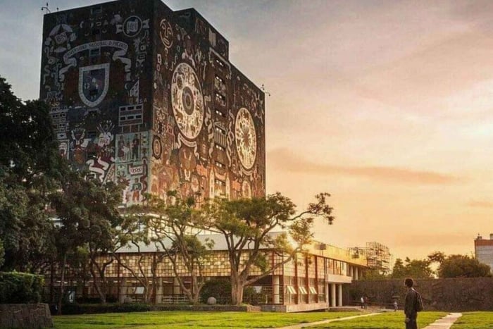Mexico City: UNAM Central Library and UNESCO University City