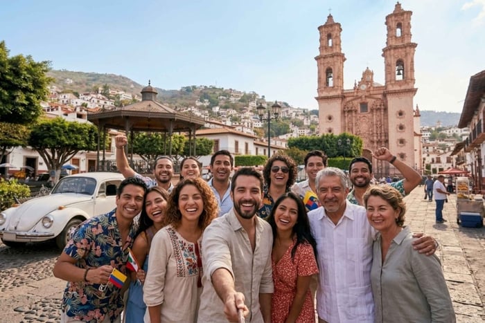 Sightseeing-Tour durch Taxco, „Pueblo Mágico“, und Cuernavaca, Abfahrt von CDMX