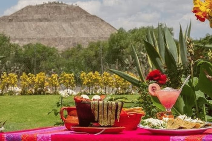 Tour to Teotihuacan by panoramic minibus