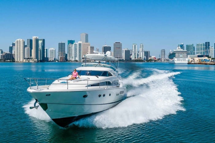 From North Bay Village: Private Boat Party with Champagne
