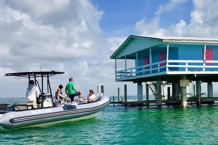 Guided Small Group Boat Tour + Iconic Stiltsville
