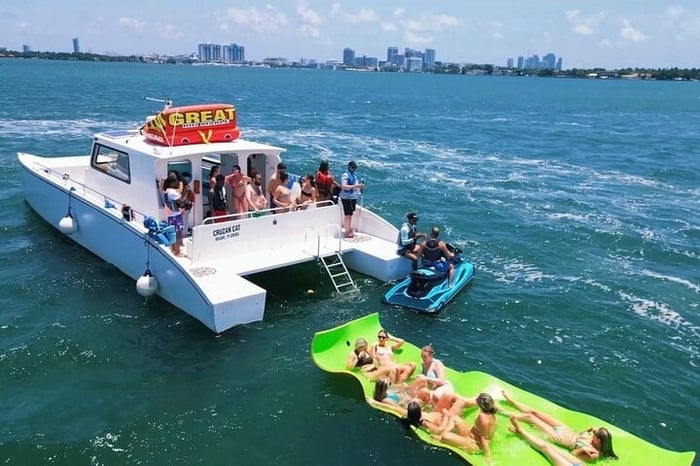 Miami Catamaran Excursion with Jet Skis & Banana Tube