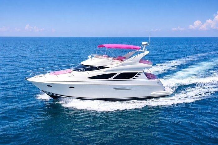 Miami Cruise 50 ft | + 2 Free Jet Ski | Pink Yacht Rentals