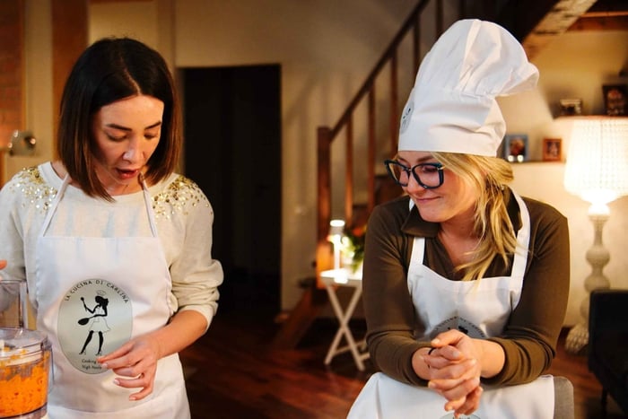 Crema: clase de cocina de ravioli, focaccia y tiramisú