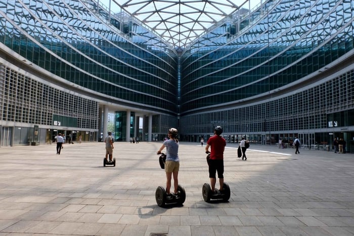 Milano: SEGWAY-tur med live turistguide 2 timer og en halv