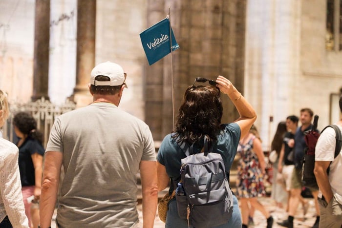Super Poupança em Milão: visita guiada ao Duomo e ao terraço sem filas