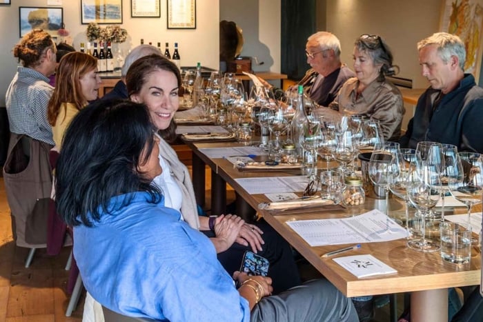 Piedmont wine experience in a tasting room in Milan