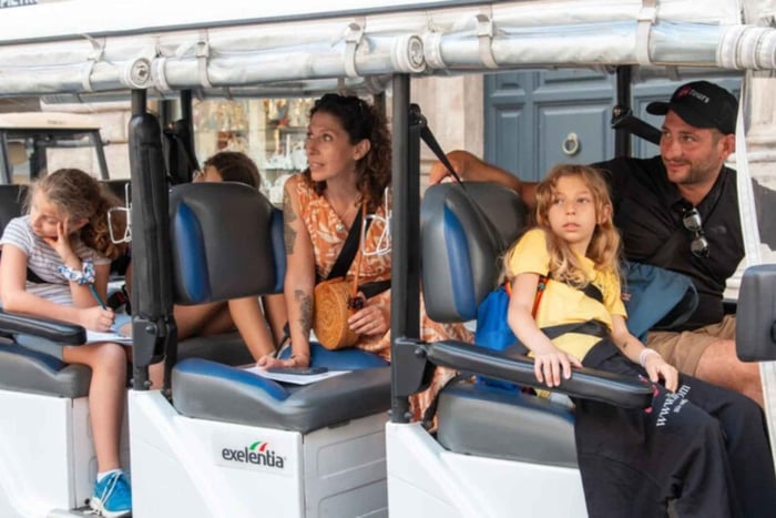 Private Golf Cart Tour with Gelato Stop