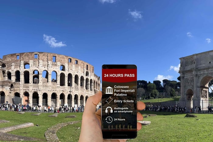Roma: Colosseum, Forum, Palatine Entrance & 3D audio guide
