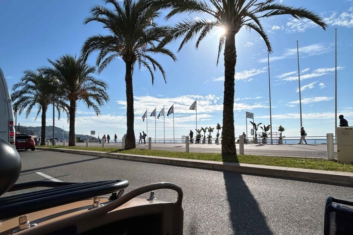 Explore the French Riviera, from Nice to Monaco, in a vintage Sidecar