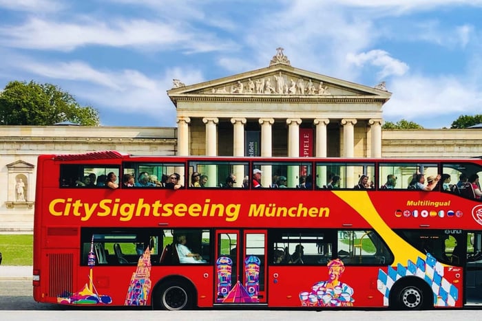 München Hop-On Hop-Off-tur: 1-dags- eller 2-dagersbillett