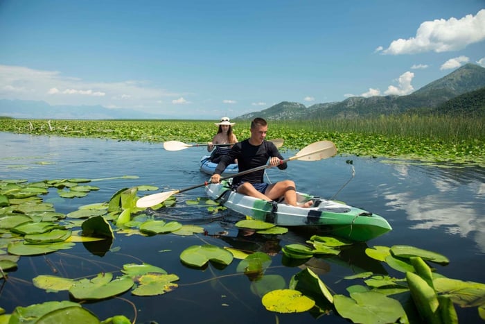 3h Guided Kayaking Adventure on Skadar Lake to hidden spots!