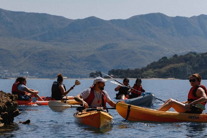 Budva: 3-Hour Paddle Board or Kayak Tour to Coastal Caves