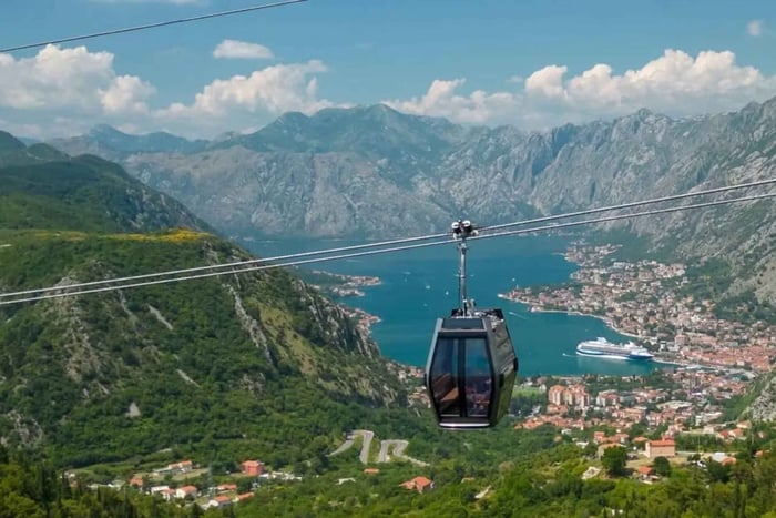 Budva: Kotor Bay Highlights Tour with Boat Ride & Cable Car