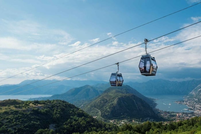 From Budva: Cable car ride and Tivat sunset