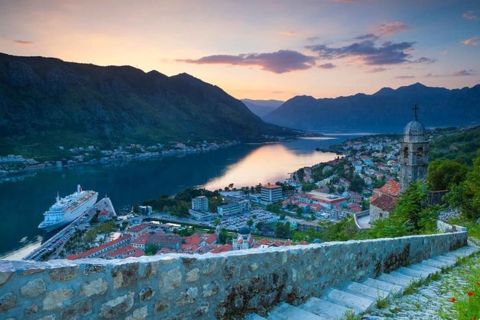 From Dubrovnik: Bay of Kotor in Montenegro