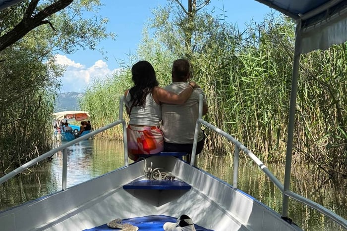 Lago di Scutari: tour in barca privata con capitano del posto