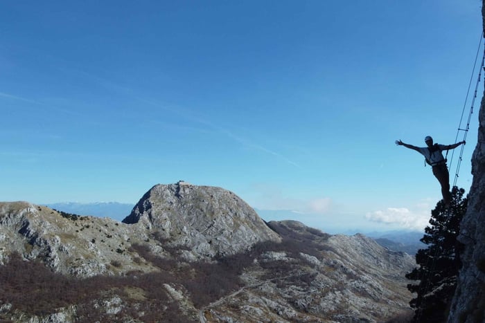 Lovcen: tour guiado por la vía ferrata Stirovnik