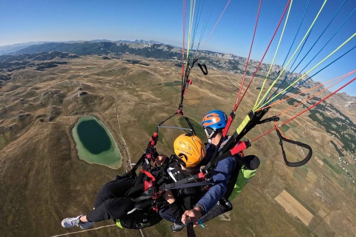 Winch Tandem Paragliding - Durmitor National Park