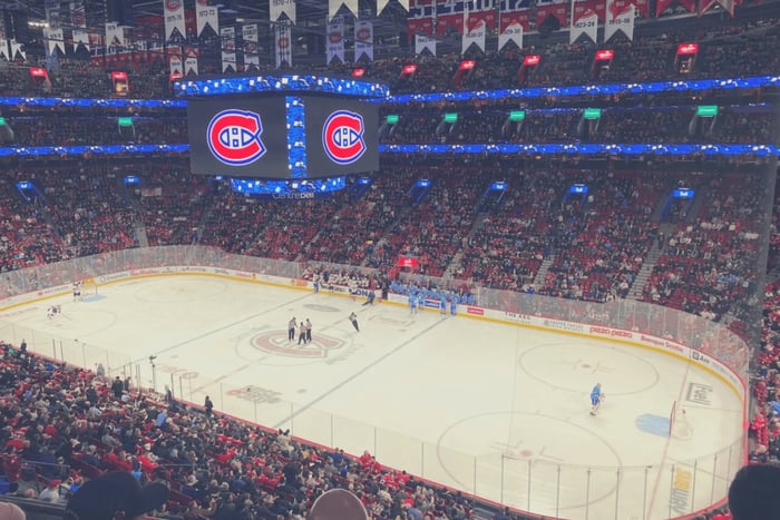 Bell Centre: Billet til Montreal Canadiens ishockeykamp